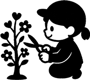 植栽剪定作業